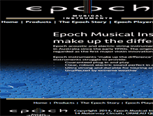 Tablet Screenshot of epochstrings.com.au